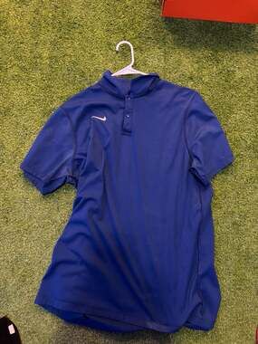 Nike Dri-FIT Men's Short Sleeve Baseball Jersey Royal Blue XL